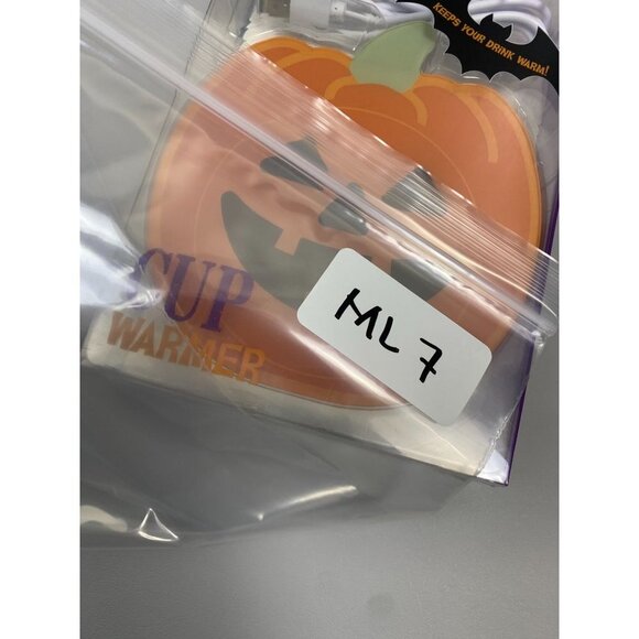NEW Vivitar Accessories Cup Warmer Halloween Pumpkin Jack o lantern Orange - Picture 4 of 8